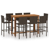 Garden Bar Set Brown 3068019