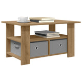 Coffee Table Artisan Oak 77 x 55 x 42 cm Engineered Wood 8000419