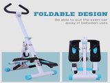 Stepper w/ Handle Hand Grip Workout Fitness Machine For Fitness Aerobic Exercise Home Gym White T3398P349147