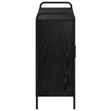 Sideboard Black Oak 98.5 x 33 x 81 cm Engineered Wood 8013848