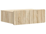 Wall-Mounted Bedside Cabinet 2 pcs Sonoma Oak 49 x 34.5 x 24 cm 898280