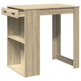 Bar Table Sonoma Oak 102x70x103.5 cm Engineered Wood 3309323