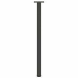 ZNTS Coffee Table Legs 4 pcs Anthracite 72-74 cm Steel 4012458