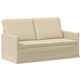 Sofa Set 2 pcs Cream Fabric 3433155