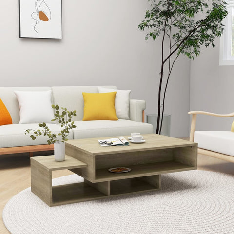 Coffee Table Sonoma Oak 105x55x32 cm Engineered Wood 808525