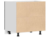 Kitchen Base Cabinet with Drawer Black Oak 60 x 46 x 81.5 cm 876694