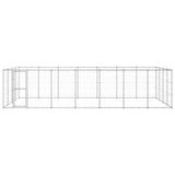 Outdoor Dog Kennel Galvanised Steel 33,88 m 3082320