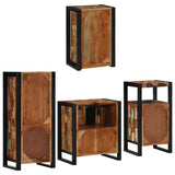 Bathroom Furniture Set 4 pcs Multicolour Solid Reclaimed Wood 3305683