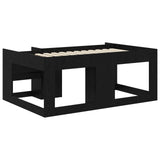Kids'Bed Frame with Storage Black Oak 80 x 160 cm 3422620