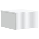 Wall-Mounted Bedside Cabinet 2 pcs White 33 x 34.5 x 20 cm 898426