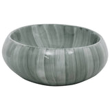 Countertop Basin Green Oval 59x40x15 cm Ceramic 155083