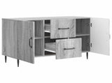 Sideboard Grey Sonoma 89 x 34.5 x 60 cm Engineered Wood 894891