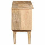 TV Cabinet 140x30x50 cm Solid Mango Wood 320797