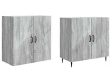 Cabinet Set 2 pcs Grey Sonoma 66 x 34.5 x 89.5 cm 3416625