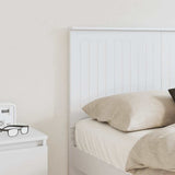 Headboard with Headboard White 135 cm Engineered wood 887769