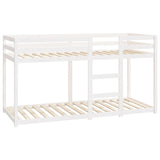 Bunk Bed without Mattress White 80x200 cm Solid Wood Pine 821650