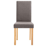 Dining Chairs 2 pcs Taupe Fabric 249232