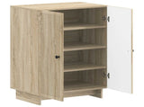 Shoe Cabinet EDE 59.5 x 39.5 x 90 cm Engineered Wood Sonoma Oak 895987