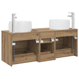Bathroom Furniture Set 3 pcs Artisan Oak 49.5 x 44.5 x 66 cm 3405938