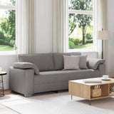 Sofa Taupe 219 x 77 x 82 cm Fabric 4105243