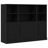 Highboard Black Oak 132 x 35.5 x 103.5 cm Engineered Wood 3333077