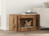 Cat House Old Wood 51 x 30 x 42.5 cm Engineered Wood 8000651
