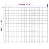 Weighted Blanket Grey 220x260 cm 15 kg Fabric 350731