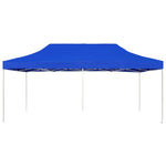 ZNTS Professional Folding Party Tent Aluminium 6x3 m Blue 45502