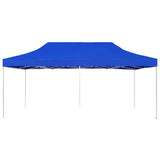 ZNTS Professional Folding Party Tent Aluminium 6x3 m Blue 45502