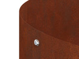Planter Ring 5 pcs Rusty 80 x 80 x 20 cm Weathering Steel 873633