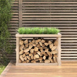 ZNTS Outdoor Log Holder 108x52x74 cm Solid Wood Pine 822631