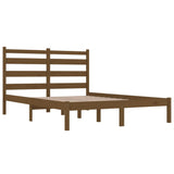 3103671 Bed Frame without Mattress Honey Brown Solid Wood 200x200 cm