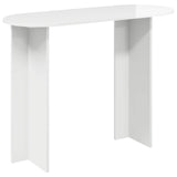 Console Table with Storage High Gloss White 100 x 39.5 x 75 cm 8001153