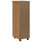 Rolling Cabinet with Drawers CORONA Honey Brown 42040535