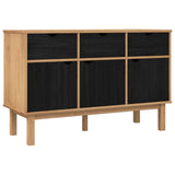 Sideboard OTTA Brown and Black 114 x 43 x 73.5 cm 42041755