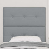 Headboard with Headboard Light Grey 100 cm Faux Leather 3337808