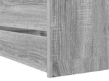 Bed Frame with Storage Grey Sonoma 80 x 200 cm Engineered Wood 3429513