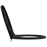 Toilet Seat Black 47 x 37 x 4 cm Duroplast 42002352