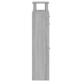 Shoe Cabinet Grey Sonoma 63x24x104 cm Engineered Wood 342568