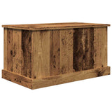 Storage Box Old Wood 70x40x38 cm Engineered Wood 857161