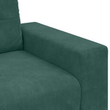 Sofa Dark Green 160 x 77 x 82 cm Fabric 4105112