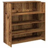 Reception Desk Old Wood 100x50x103.5 cm Engineered Wood 3324167