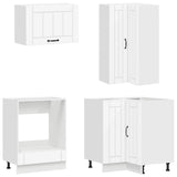 Kitchen Unit LUCCA 8 pcs White Engineered Wood 3438477