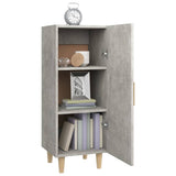 Sideboard Concrete Grey 34.5x34x90 cm Engineered Wood 812325