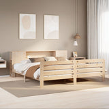Bed Frame without Mattress 180x200 cm Super King Solid Wood Pine 3309887