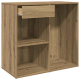 Cosmetic Cabinet Artisan Oak 80x40x75 cm Engineered Wood 857030
