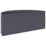 Planter Anthracite 90 x 45 x 35 cm Steel 883691