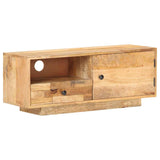 TV Cabinet 90x30x35 cm Solid Mango Wood 320466