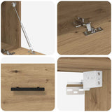 Wall Cabinet 100 x 36.5 x 35 cm Engineered wood Artisan oak 879574