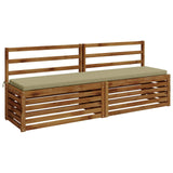 2-Piece Bench Cushions SOEST 2 pcs 100% Polyester Light Green 949199